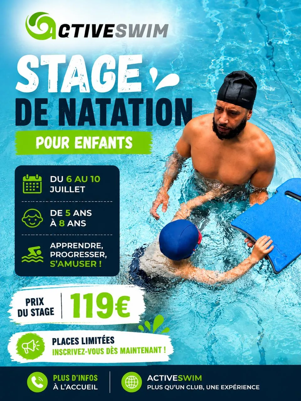 stage de natation activeswim juillet 2026 stage de natation activeswim juillet 2026